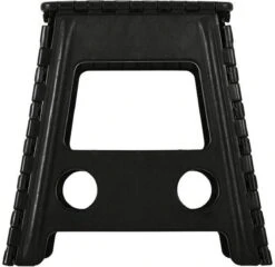 Merkloos Verdikt Kunststof Klapkruk-draagbaar-opvouwbare Kruk-Met Antislip Oppervlak Zwart 29x22cmx45cm -HG Sales 1200x1167 7