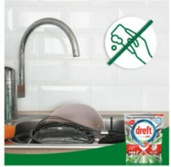 Dreft Platinum Plus All In One - Vaatwastabletten - Voordeelverpakking 5 X 16 Stuks -HG Sales 1200x1168 4