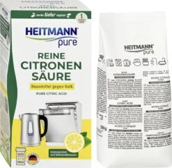 Alternative view of HEITMANN Pure Ontkalker- Citroenzuur Ontkalker, Natuurvriendelijke Kalkreiniger Voor Een Hygiënische Reiniging - Poeder, 1x 350 G