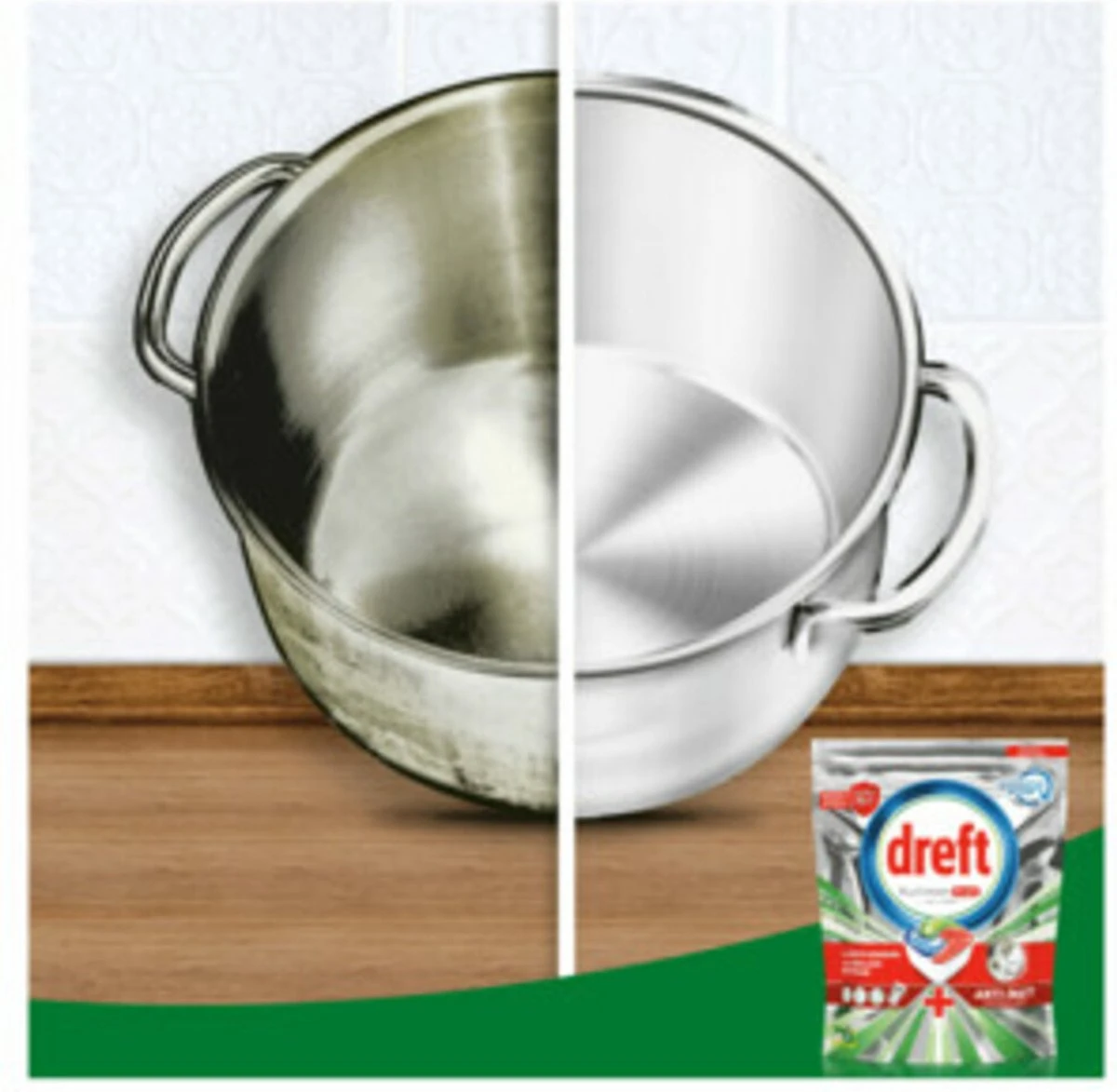 Dreft Platinum Plus All In One - Vaatwastabletten - Citroen - Voordeelverpakking 5 X 16 Stuks 3 Dreft Platinum Plus All In One - Vaatwastabletten - Citroen - Voordeelverpakking 5 X 16 Stuks - Afbeelding 3