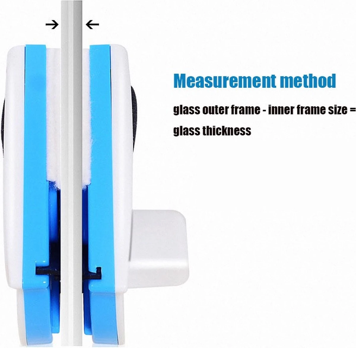 ECCEB - Magnetische Ramenwasser - Raamwisser - Dubbel Glas - Verstelbaar 7 ECCEB - Magnetische Ramenwasser - Raamwisser - Dubbel Glas - Verstelbaar - Afbeelding 7