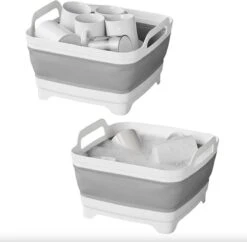 Opvouwbare Wasbak 18L - Met Stop - Afwasbak - Afwasteil - 30x30x20 Cm -HG Sales 1200x1175 8