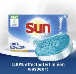 SUN® Sun All-in-1 Normaal Vaatwastabletten - 7 X 25 Tabletten - Voordeelverpakking -HG Sales 1200x1176 2