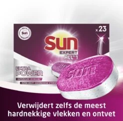 SUN® Sun Expert All-in 1 Vaatwastabletten - Extra Power - 6 X 23 Tabletten -HG Sales 1200x1176 3
