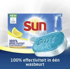 SUN® Sun All-In-1 Citroen Vaatwastabletten - 7 X 24 Tabletten - Voordeelverpakking -HG Sales 1200x1176 5