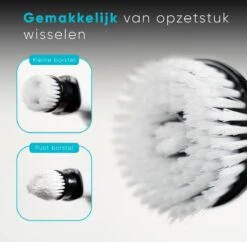 Merkloos Scrubclean Elektrische Schoonmaakborstel-7 In 1 Schrobber Met Steel-2 Standen Poetsmachine-max 130cm-badkamer/keuken/auto +gratis Houder -HG Sales 1200x1178 10