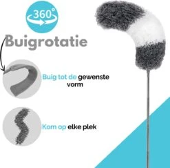 VAIVE Plumeau Uitschuifbaar - Stoffer - Duster - Ragebol Met Telescoopsteel 10 VAIVE Plumeau Uitschuifbaar - Stoffer - Duster - Ragebol Met Telescoopsteel -HG Sales 1200x1179 6