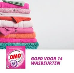 Omo Kleur Waspoeder - 6 X 14 Wasbeurten - Voordeelverpakking -HG Sales 1200x1183 3