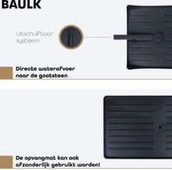 Baulk® - Afdruiprek - Afdruiprek Met Lekbak - Afwas - Droogrek Afwas - RVS - Bestekbak - Modern 21 Baulk® - Afdruiprek - Afdruiprek Met Lekbak - Afwas - Droogrek Afwas - RVS - Bestekbak - Modern -HG Sales 1200x1185 5
