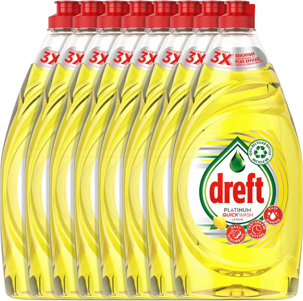 Dreft Platinum Quickwash Citroen - Vloeibaar Afwasmiddel - Tot 3x Sneller Schoonmaken Van Het Vet - Voordeelverpakking 8 X 780ml 1 Dreft Platinum Quickwash Citroen - Vloeibaar Afwasmiddel - Tot 3x Sneller Schoonmaken Van Het Vet - Voordeelverpakking 8 X 780ml