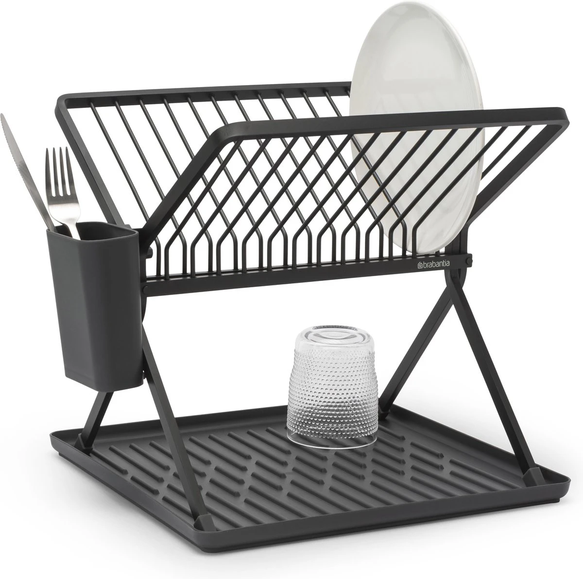 Brabantia SinkSide Afdruiprek - Inklapbaar - Compact - Dark Grey 4 Brabantia SinkSide Afdruiprek - Inklapbaar - Compact - Dark Grey - Afbeelding 4