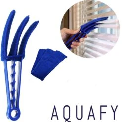 Musthave Gadget Blauw - Professionele, Jaloezie & Lamellen Reiniger - Lamellen Borstel - Stof Verwijderaar - Jaloezie Stoffer - Incl. Extra Microvezeldoekje