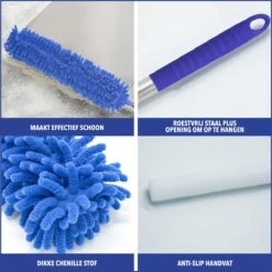 Telescopische Plumeau – Uitschuifbaar – Microvezel – Set Van 3 Opzetstukken – Stoffer – Ragebol -HG Sales 1200x1199 68