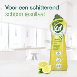 Alternative view of Cif CleanBoost Cream Citroen Schuurmiddel - 8 X 750 Ml - Voordeelverpakking