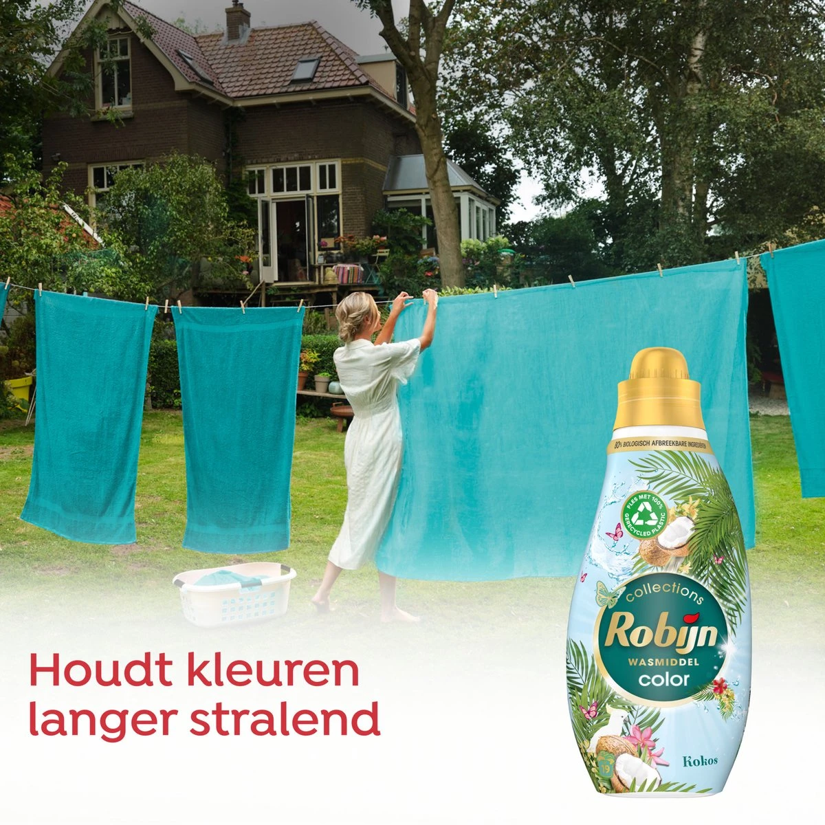 Robijn Klein & Krachtig Collections Color Kokos Vloeibaar Wasmiddel - 6 X 19 Wasbeurten - Voordeelverpakking 5 Robijn Klein & Krachtig Collections Color Kokos Vloeibaar Wasmiddel - 6 X 19 Wasbeurten - Voordeelverpakking - Afbeelding 5
