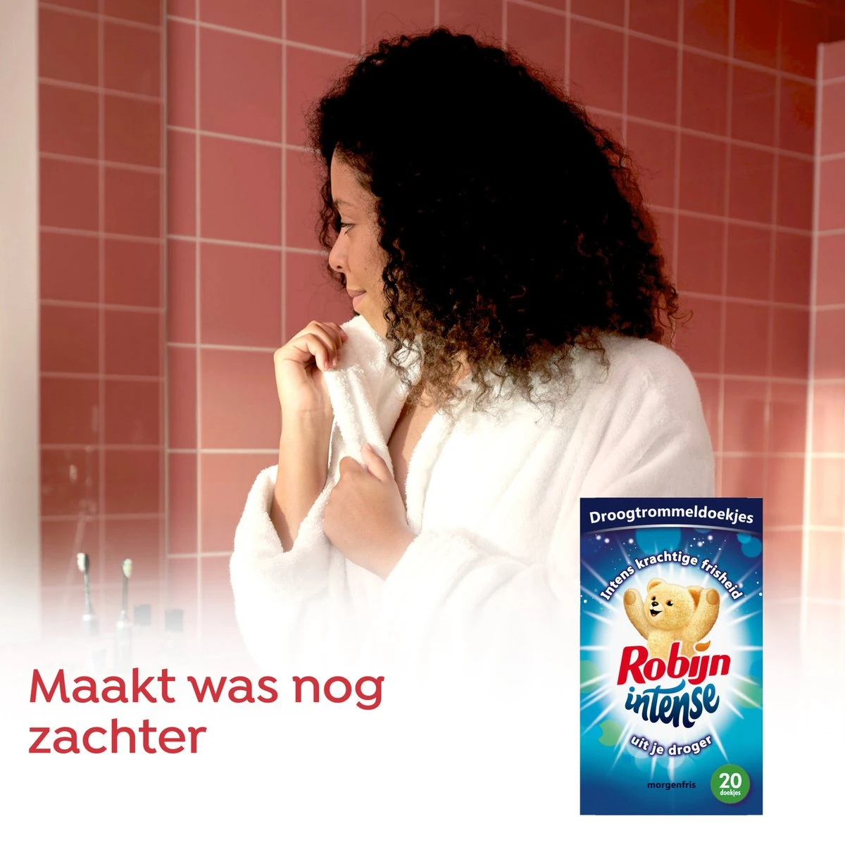 Robijn Droogtrommeldoekjes Intense 20 Stuks 3 Robijn Droogtrommeldoekjes Intense 20 Stuks - Afbeelding 3