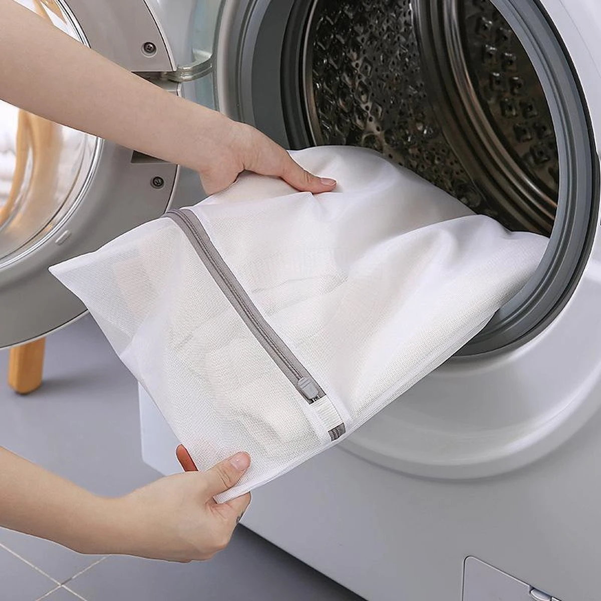 Merkloos Waszak 4 Delig - 1x Groot (50x60 Cm) - 1x Middel ( 40x50cm) - 1x Normaal (30x40cm) - 1x BH (17x15cm) 7 Merkloos Waszak 4 Delig - 1x Groot (50x60 Cm) - 1x Middel ( 40x50cm) - 1x Normaal (30x40cm) - 1x BH (17x15cm) - Afbeelding 7