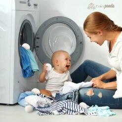 Merkloos Droger Ballen XL 6 Stuks Inclusief Lavendelolie – Zero Waste Dryer Balls - Duurzaam – Wasverzachter – Herbruikbare Drogerballen – Droogt De Was Sneller – Tiny Panda -HG Sales 1200x1200 1341