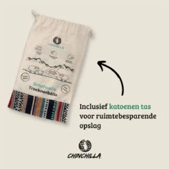 Merkloos Chinchilla® Drogerballen XXL - Set Van 6 Stuks - Herbruikbare Wasdrogerballen - Droogballen - Energiebesparing - Drogerballen Voor Wasdrogers - Wasbollen -HG Sales 1200x1200 1413