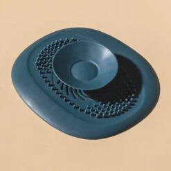 Heuts Goods - Gootsteenzeef - Gootsteenstop - Afvoerzeef - Afvoerstop - Spoelbal - Bad - Douchebak - Keuken - Wasbak - Badkuip - Siliconen - Donkerblauw -HG Sales 1200x1200 1481