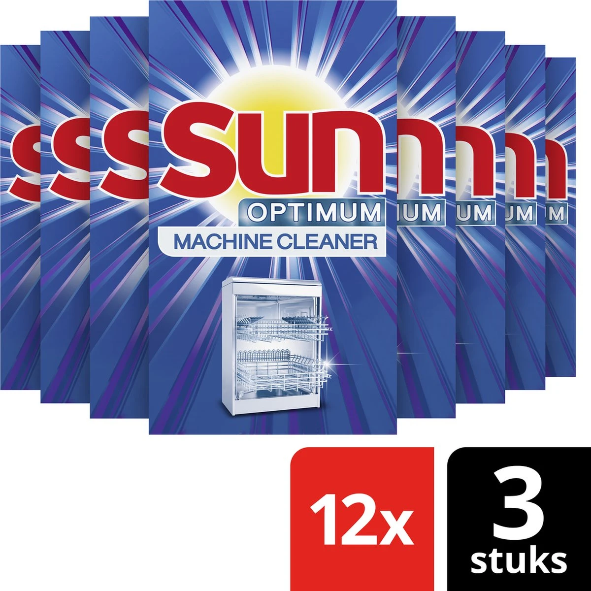 SUN® 12x Sun Machinereiniger 3 Stuks 1 SUN® 12x Sun Machinereiniger 3 Stuks