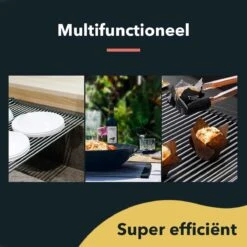 HYP. Afdruiprek Voor Afwas RVS - Pannen Rooster Hittebestendig - Afdruiprooster - Pannenonderzetter - Afkoelrooster - Camping - Rolmat -HG Sales 1200x1200 1649