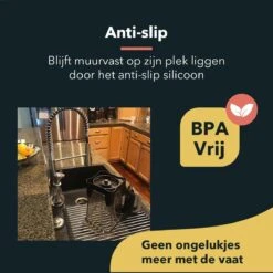 HYP. Afdruiprek Voor Afwas RVS - Pannen Rooster Hittebestendig - Afdruiprooster - Pannenonderzetter - Afkoelrooster - Camping - Rolmat -HG Sales 1200x1200 1650