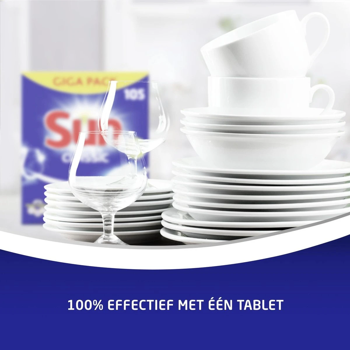 SUN® Sun Vaatwastabletten Classic - 105 Stuks - Voordeelverpakking 6 SUN® Sun Vaatwastabletten Classic - 105 Stuks - Voordeelverpakking - Afbeelding 6