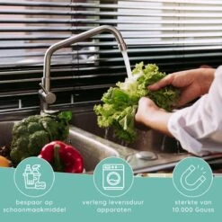 Jooba Magnetische Waterontharder - 1+1 GRATIS - Waterontharder Magneet - Waterontharder Waterleiding - Ontkalker - 4000 Silvertech - Waterontkalker - Antikalk Magneet - Kalkaanslag -HG Sales 1200x1200 1773