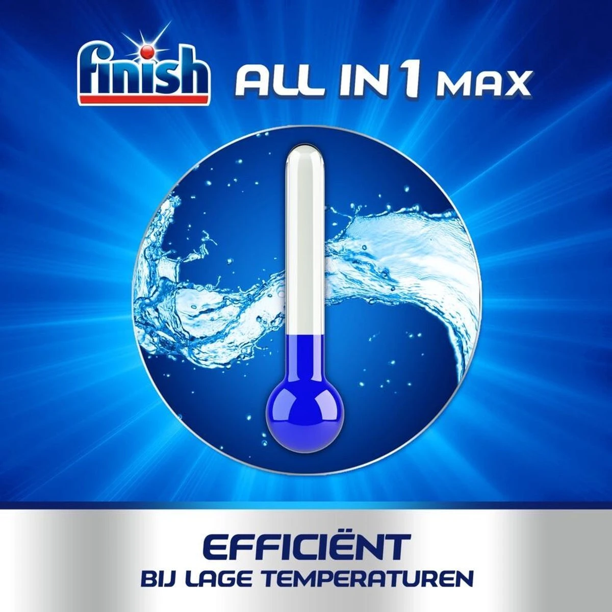 Finish All In 1 Max Ontvetter Vaatwastabletten - 170 Tabs - Voordeelverpakking 2 Finish All In 1 Max Ontvetter Vaatwastabletten - 170 Tabs - Voordeelverpakking - Afbeelding 2