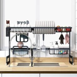 Sens Design Afwasrek Zwart - Afdruiprek - 82,5 Cm - RVS -HG Sales 1200x1200 1924