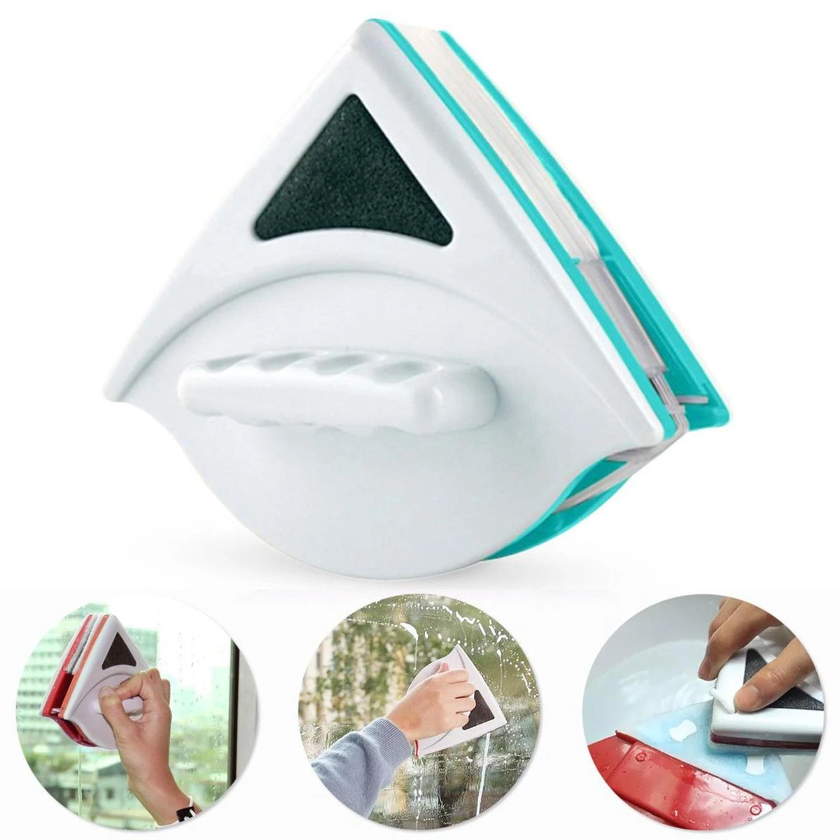 Merkloos Magnetische Raamwisser Voor Enkelglas - Ruitenreiniger - Ramenwasser - Magneet Ruitenwisser 2 Merkloos Magnetische Raamwisser Voor Enkelglas - Ruitenreiniger - Ramenwasser - Magneet Ruitenwisser - Afbeelding 2