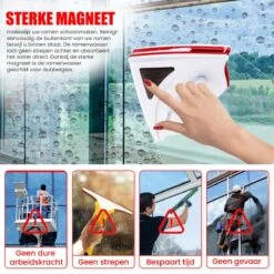 TibaGoods Magnetische Raamwisser Voor Dubbelglas - Ruitenreiniger - Ramenwasser - Magneet Ruitenwisser 16 TibaGoods Magnetische Raamwisser Voor Dubbelglas - Ruitenreiniger - Ramenwasser - Magneet Ruitenwisser -HG Sales 1200x1200 2081
