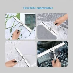 Merkloos Luxe Douchewisser 25 Cm - Aluminium - Inclusief Ophangsysteem - Trekker - Badkamer Accessoires - Raamwisser - Roestvrij Staal -HG Sales 1200x1200 2098