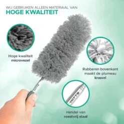 WITTS Telescopische Plumeau - Ragebol – Uitschuifbaar - Grijs 10 WITTS Telescopische Plumeau - Ragebol – Uitschuifbaar - Grijs -HG Sales 1200x1200 2122