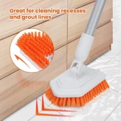 Merkloos Badkamer Reinigingsborstel - Badkamerschrobborstel - Reinigingsborstel - Met Afneembare Telescopische Handgreep En 180° Verstelbare Gezamenlijke Reinigingsborstel - Lange Steel 107 Cm -HG Sales 1200x1200 2134