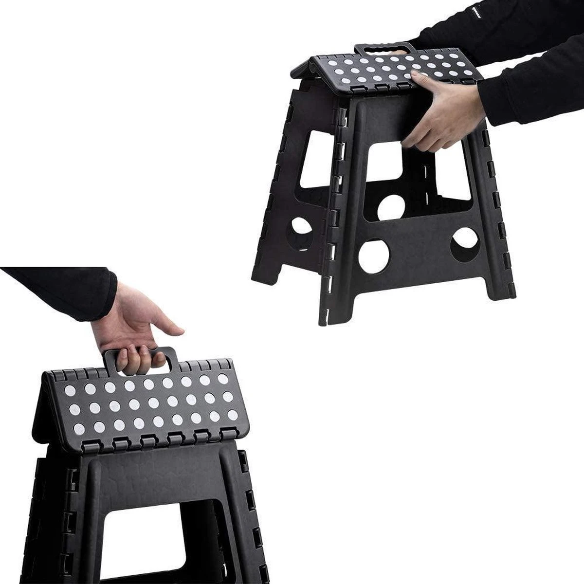Buxibo - Kruk - Krukje - Keukentrap - Keukentrapje - Opvouwbaar Trapje - Keuken/Badkamer/Schuur Trapje - 29 X 24 X 40cm 5 Buxibo - Kruk - Krukje - Keukentrap - Keukentrapje - Opvouwbaar Trapje - Keuken/Badkamer/Schuur Trapje - 29 X 24 X 40cm - Afbeelding 5