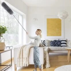 ForDig Telescopische Plumeau Microvezel - Duster Met Telescoopsteel Uitschuifbaar Tot 250 Cm - Wasbaar - 360 Graden Draaibaar -HG Sales 1200x1200 2279