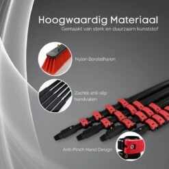 Merkloos Telescoopsteel Ramenwassen 4,6M - Met Borstel & Waterdoorvoer - Voor Ramen - Watertoevoer - Borstel -HG Sales 1200x1200 2295