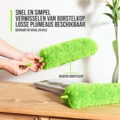 Strex Telescopische Plumeau Met Telescoopsteel - 60 Tot 140 Cm - Uitschuifbaar - Wasbaar - Flexibel 360° Draaibaar - Microvezel Ragebol -HG Sales 1200x1200 2438