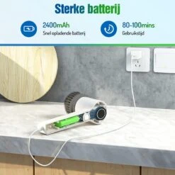 Elektrische Schoonmaakborstel - Schrobborstel - Handborstel - Schuurborstel - Schrobber - Badkamer - Toilet - Keuken 10 Elektrische Schoonmaakborstel - Schrobborstel - Handborstel - Schuurborstel - Schrobber - Badkamer - Toilet - Keuken -HG Sales 1200x1200 2483