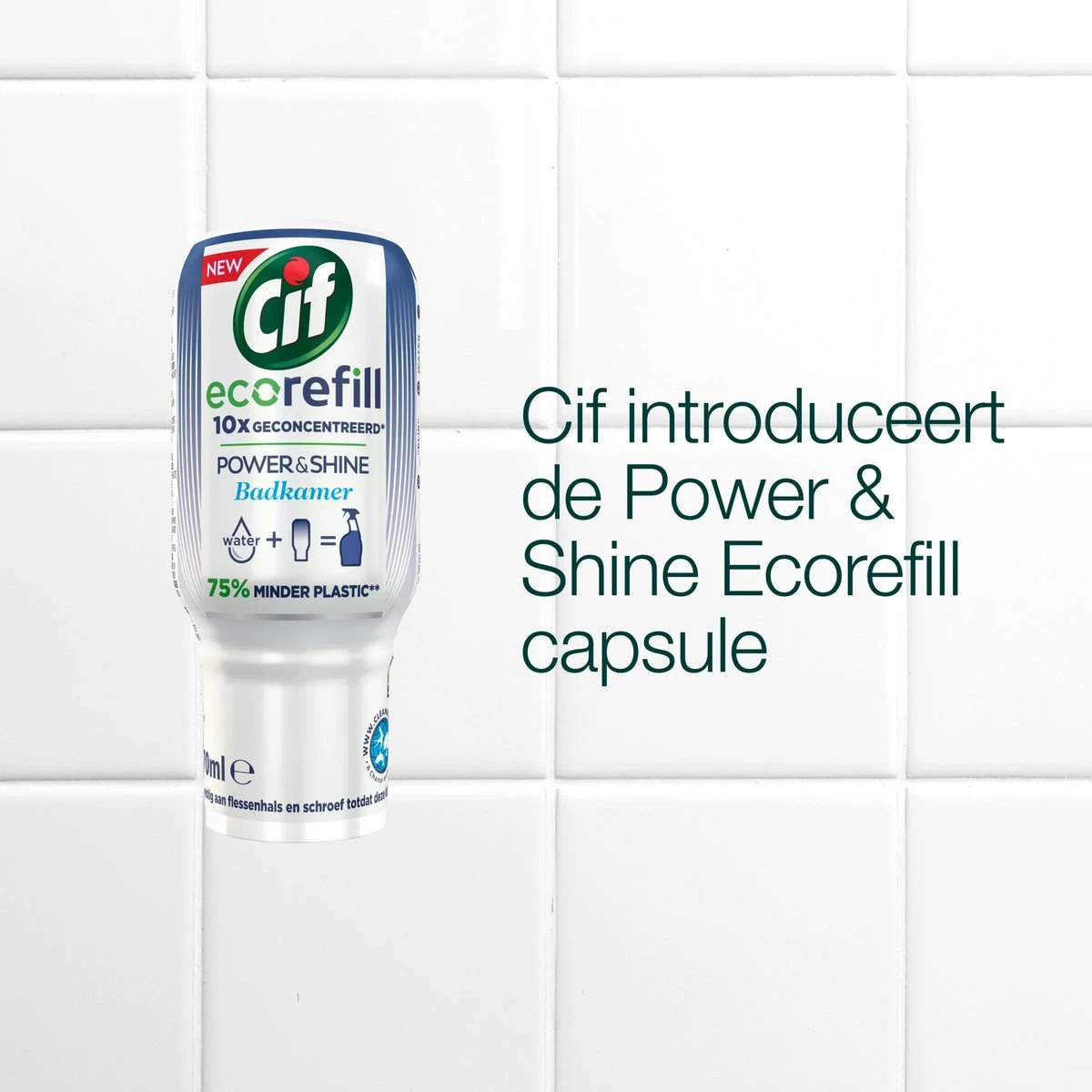 Cif Power & Shine Badkamer Ecorefill Capsule - 10 X 70 Ml - Voordeelverpakking 5 Cif Power & Shine Badkamer Ecorefill Capsule - 10 X 70 Ml - Voordeelverpakking - Afbeelding 5