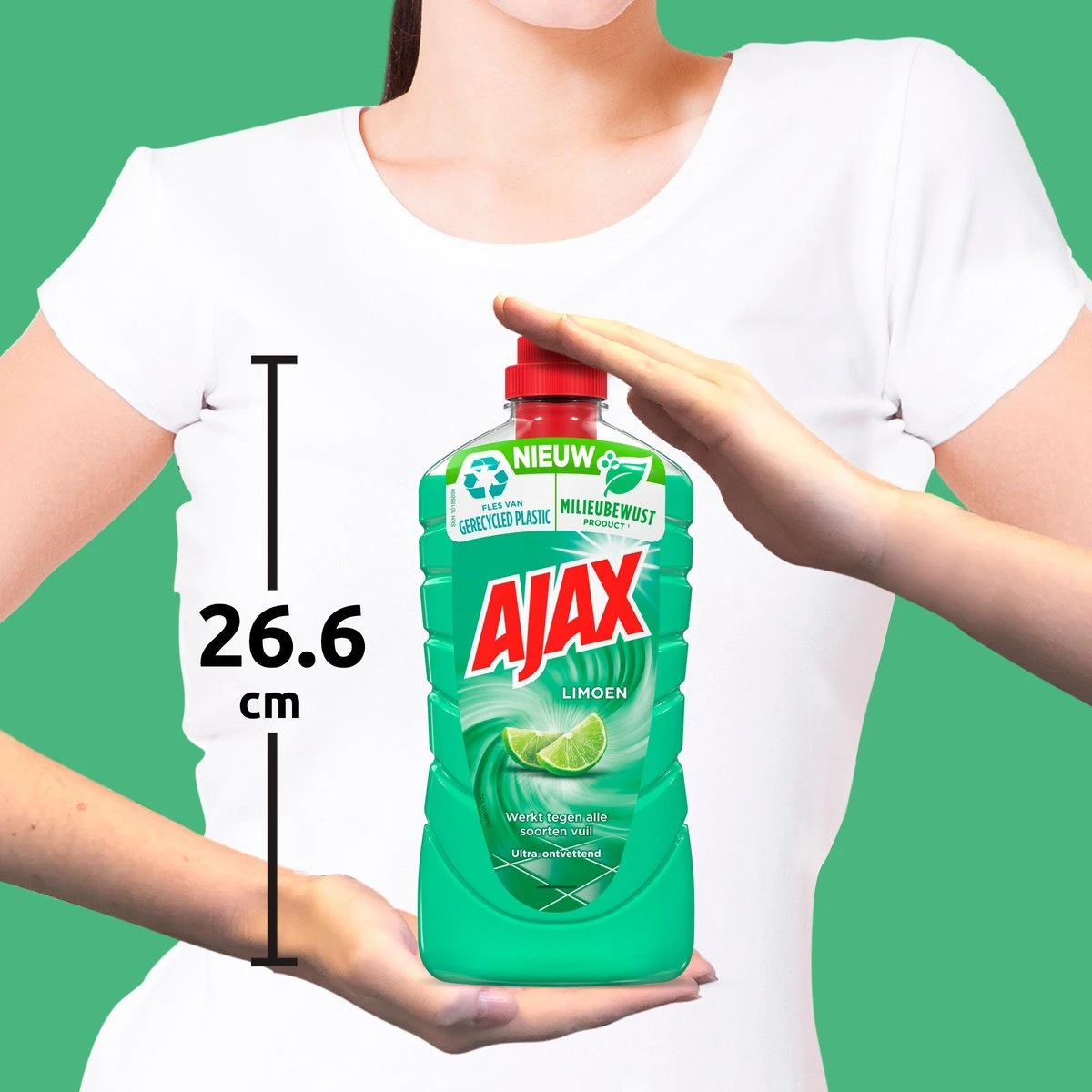 Ajax® Ajax Allesreiniger Limoen 6 X 1.25L - Voordeelverpakking 4 Ajax® Ajax Allesreiniger Limoen 6 X 1.25L - Voordeelverpakking - Afbeelding 4