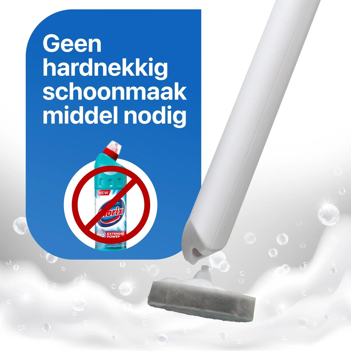RevoBrush 28x Crystal Clean Foaming Pads Navulling - WC Borstel Met Houder Vrijstaand 2 RevoBrush 28x Crystal Clean Foaming Pads Navulling - WC Borstel Met Houder Vrijstaand - Afbeelding 2