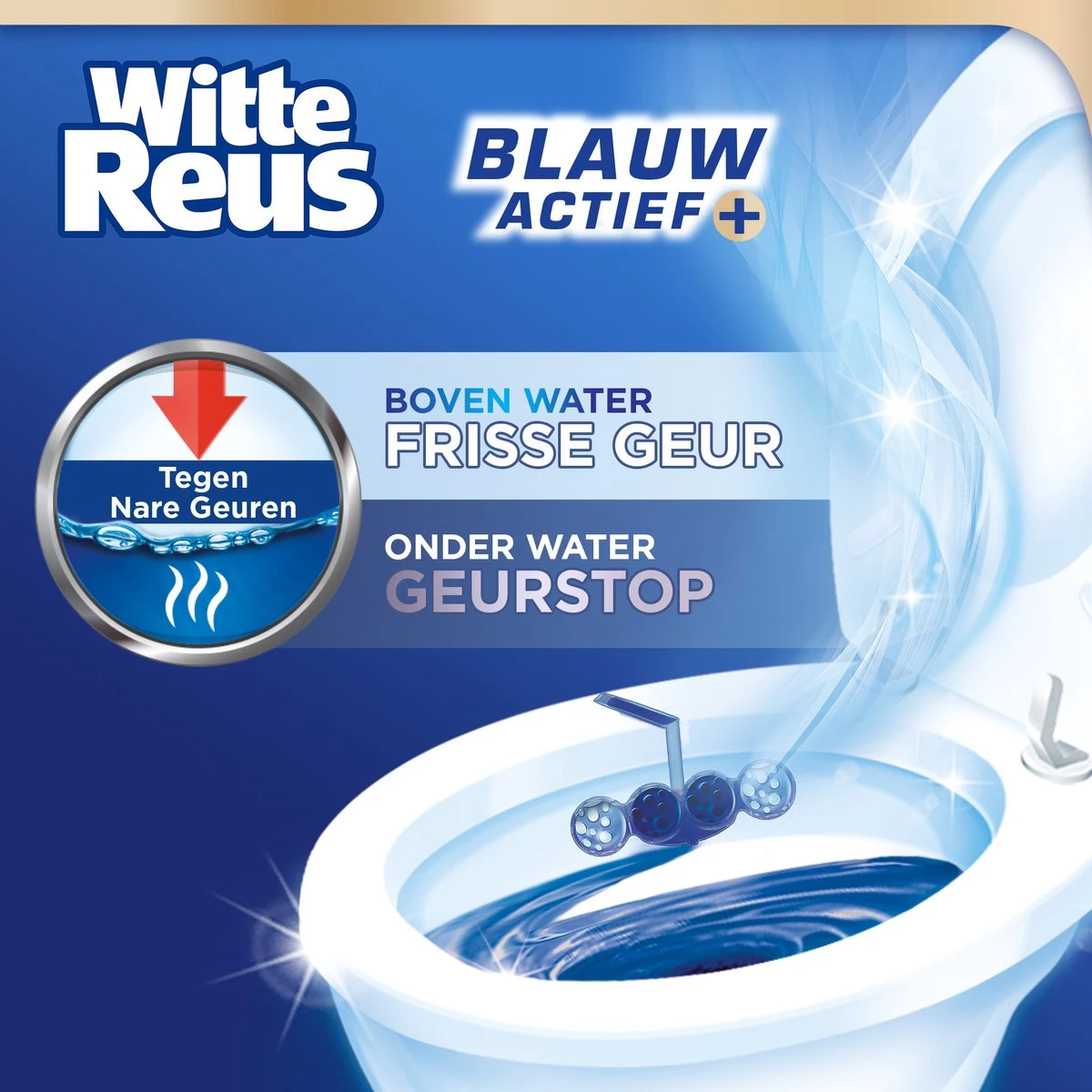 Witte Reus Turquoise Actief Toiletblok - Pacific - WC Blokjes Voordeelverpakking - 10 Stuks 5 Witte Reus Turquoise Actief Toiletblok - Pacific - WC Blokjes Voordeelverpakking - 10 Stuks - Afbeelding 5
