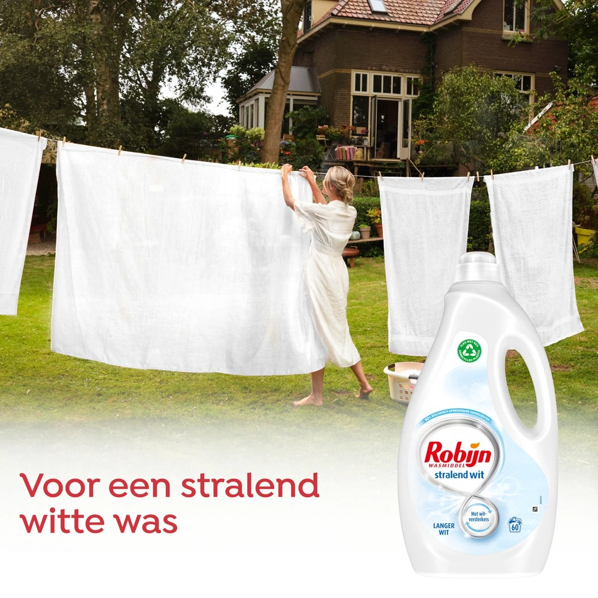Robijn Stralend Wit Vloeibaar Wasmiddel 60 Wasbeurten 7 Robijn Stralend Wit Vloeibaar Wasmiddel 60 Wasbeurten - Afbeelding 7