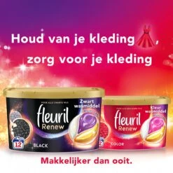 Fleuril Renew Color Caps - Wasmiddel Capsules - Voordeelverpakking - 8 X 12 Wasbeurten -HG Sales 1200x1200 311