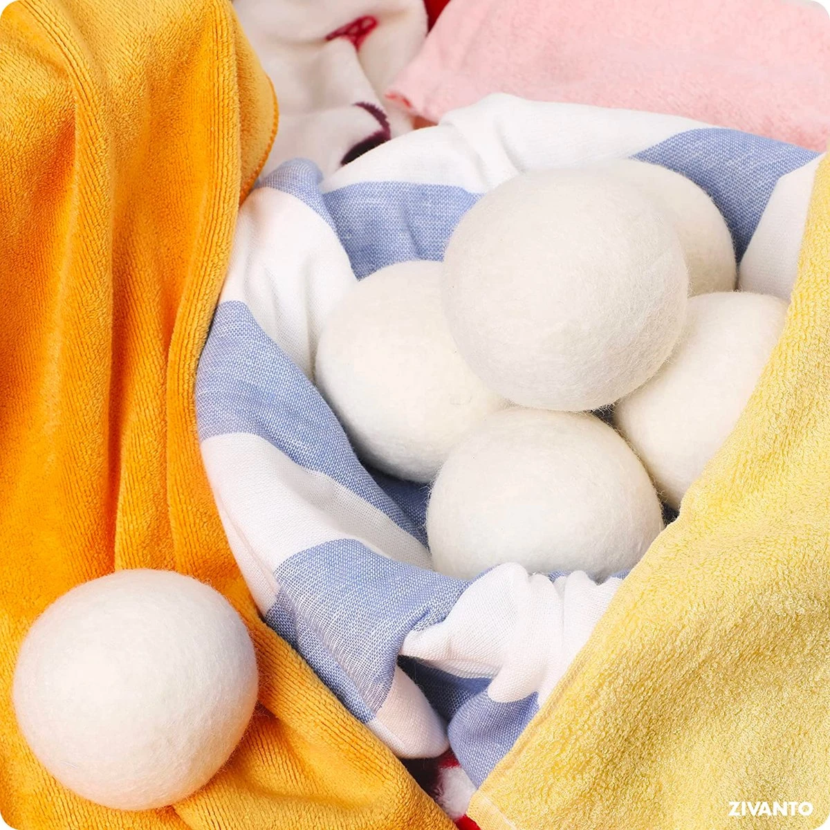 Drogerballen - Droogballen Voor Wasdrogers - Wasdrogerballen, Wasbollen & Wasballen - 100% Diervriendelijk, Duurzaam & Herbruikbaar - Duurzaam Cadeau - Energie Besparen - RWS Wol & Zero Waste - 6 Stuks Van Zivanto 9 Drogerballen - Droogballen Voor Wasdrogers - Wasdrogerballen, Wasbollen & Wasballen - 100% Diervriendelijk, Duurzaam & Herbruikbaar - Duurzaam Cadeau - Energie Besparen - RWS Wol & Zero Waste - 6 Stuks Van Zivanto - Afbeelding 9