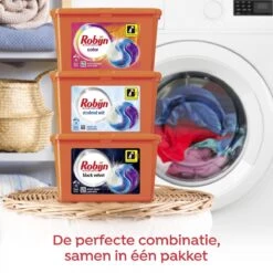 Robijn Color Black Velvet En Stralend Wit 3-in-1 Wascapsules Pakket - 3 X 15 Wasbeurten - Voordeelverpakking -HG Sales 1200x1200 43