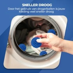 Roegaarden Drogerballen - Wasbollen - 6 Stuks - Siliconen - Sneller Droog - Anti-kreuk -HG Sales 1200x1200 47